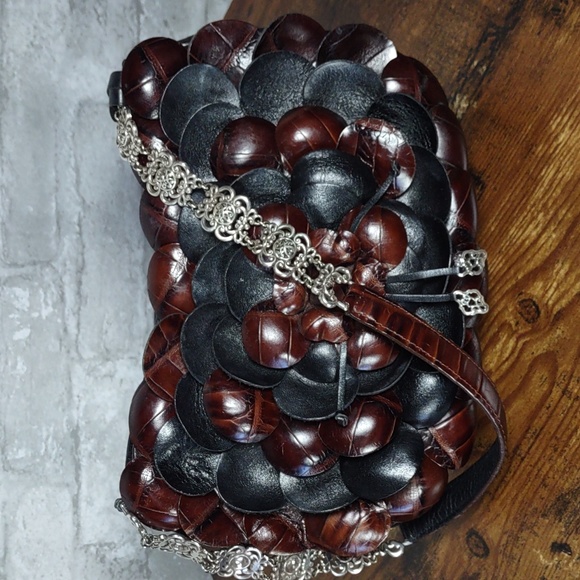 Brighton "Rosalie" Leather Shoulder Bag - Picture 7 of 10